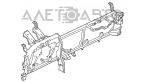 Tubul de subtorpilor pentru Ford Edge 15 - ruginit.