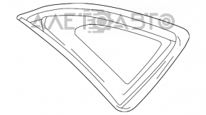 Fereastra din sticla opaca din spate, dreapta, Ford Edge 15-