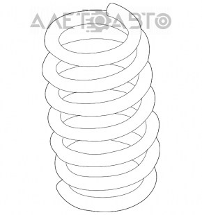 Arc spate dreapta Lincoln MKX 16- rigiditate verde-albastru.