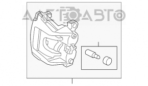 Suportul din față dreapta pentru Ford Edge 15-