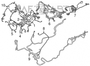 Проводка моторная Ford Edge 15- 2.0T