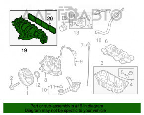 Colector de admisie Ford Fusion mk5 13-14 1.6T