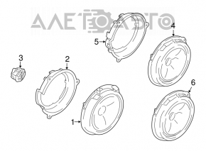 Difuzor spate dreapta Ford Focus mk3 11-18