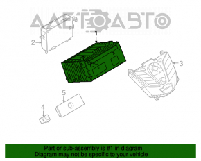 Radio cu casetofon Ford Escape MK3 13-19, benzina