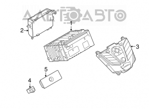 Radio cu casetofon Ford Escape MK3 13-19, benzina