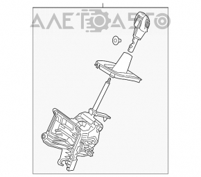 Schimbătorul de viteză al cutiei de viteze Ford Escape MK3 13-19 1.6T 2.0T