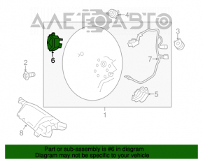 Кнопки управления на руле левые нижние Ford Escape MK3 13-16 дорест