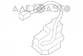 Blocarea portbagajului Ford Escape MK3 13-16 pre-restilizare simplă.