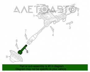 Рулевой карданчик Ford Escape MK3 13-