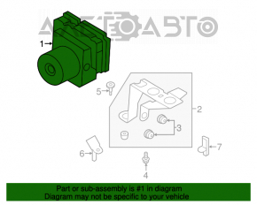 ABS ABS Ford Escape MK3 17-19 reparație