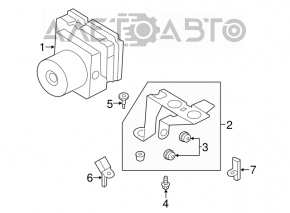 ABS ABS Ford Escape MK3 17-19 reparație