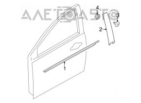 Capac usa fata dreapta Ford Focus mk3 11-18 zgarieturi