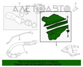 Corpul filtrului de aer Cadillac CTS 14- 3.6