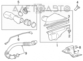 Corpul filtrului de aer Cadillac CTS 14- 3.6