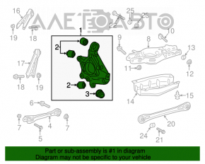 Capac spate stânga Cadillac CTS 14-