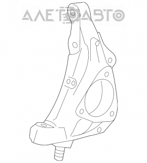 Capacul frontal stânga Cadillac CTS 14- AWD