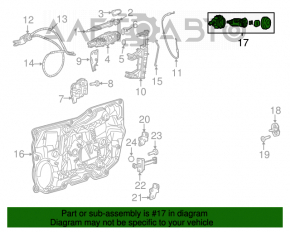 Bucșă de blocare față stânga Dodge Dart 13-16