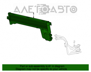 Radiator de ulei de răcire Chrysler 200 15-17