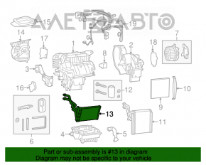 Радиатор отопителя печки Jeep Cherokee KL 14-