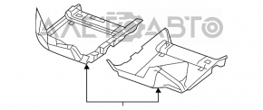 Покрытие пола левое Chrysler 200 15-17 черн