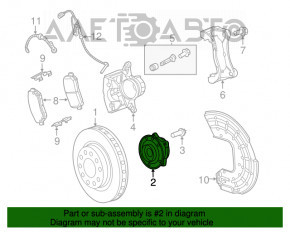 Rulment roată față stânga Chrysler 200 15-17