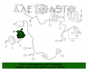 Pompa de direcție asistată hidraulic pentru VW Beetle 12-19 2.5