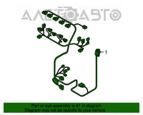 Cablu de motor VW Passat b7 12-15 SUA 2.5