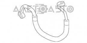 Bobina de aer condiționat condensator-compresor VW Passat b8 16-19 SUA 1.8T