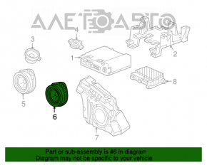 Difuzor spate dreapta Chevrolet Volt 16- Bose