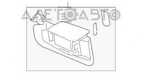 Capota dreapta Chevrolet Volt 16 - neagra.