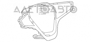 Capacul volanului Chevrolet Volt 16- crom