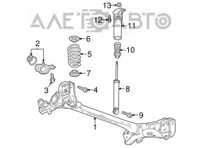 Amortizor spate dreapta Chevrolet Volt 16 - nou original OEM