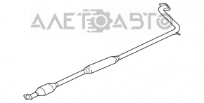 Partea centrală a evacuării Mitsubishi Galant 04-12.