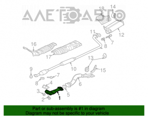 Tubul de admisie scurt pentru Mitsubishi Galant 04-12