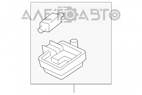 Lampa portbagaj pentru Mitsubishi Galant 04-12 nou original OEM