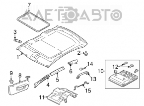 Ручка потолка правая Mitsubishi Galant 04-12