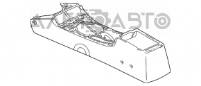 Consola centrală cu cotieră și suporturi pentru pahare Mitsubishi Galant 04-12