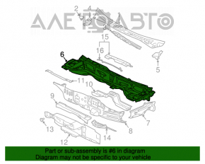 Paletă ștergătoare metalică Mitsubishi Galant 04-12