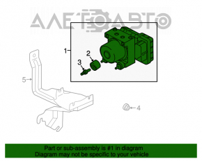 ABS ABS Mitsubishi Galant 04-12