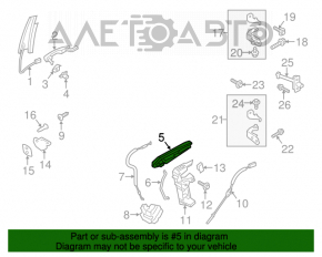 Механизм ручки двери передней правой Ford Edge 15-