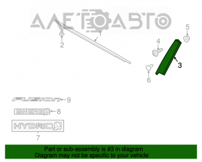 Capac usa fata dreapta Ford Fusion mk5 13-20 aer