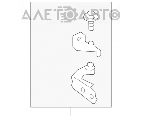 Buclea ușii din față dreapta de jos pentru Ford Fusion mk5 13-20.