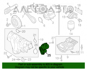 Supapa de accelerație Ford Fusion mk5 13-20 2.5, hibrid, plug-in