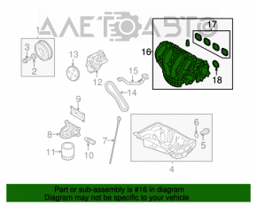 Colector de admisie Ford Fusion mk5 13-20 2.5