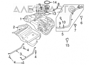 Топливный насос бензонасос Ford Fusion mk5 13-20 2.5 новый OEM оригинал