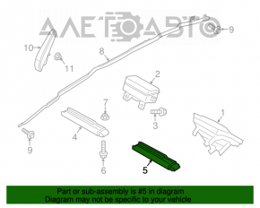 Подушка безопасности airbag коленная водительская левая Ford Fusion mk5 13-20