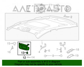 Capota stângă Ford Fusion mk5 13-20 gri