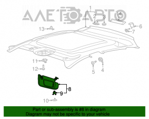 Capota dreapta Ford Fusion mk5 13-20 gri.