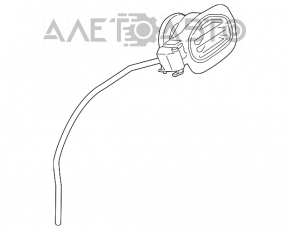 Corpul capacului rezervorului de combustibil Ford Fusion mk5 13-20 fără blocare.