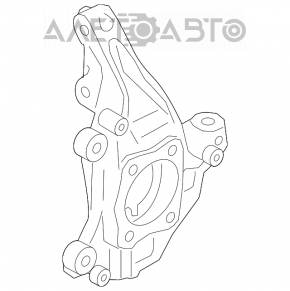 Capacul frontal stânga Lincoln MKZ 13-16 cu capac din piele.